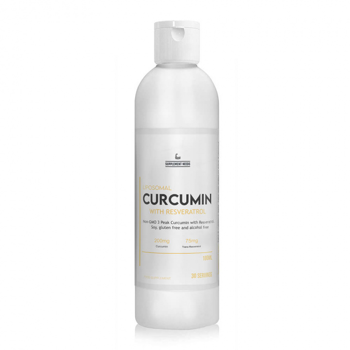 Supplement Needs Liposomal Curcumin with Resveratrol, 180 ml i gruppen Kosttillskott & Livsmedel / Hälsokost / Curcumin hos Tillskottsbolaget (SUPPNEEDS674)