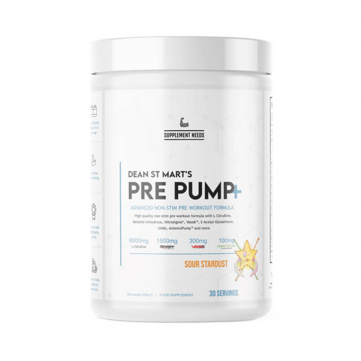 Supplement Needs Pre Pump+, 30 serv. i gruppen Kosttillskott & Livsmedel / Prestationshöjare / Stimfri PWO hos Tillskottsbolaget (SUPPNEEDS7653)