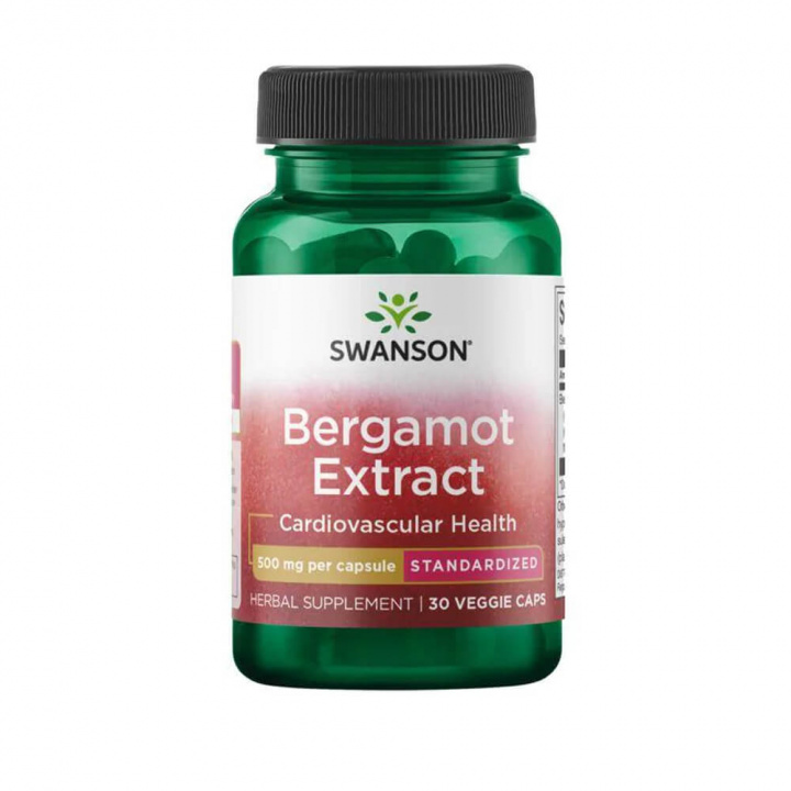 Swanson Bergamot Extract, 500 mg, 30 caps i gruppen Shoppa efter Tema / Glutenfria Kosttillskott hos Tillskottsbolaget (SWANSON6572)