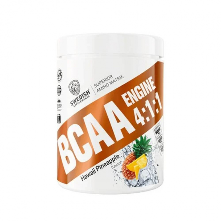 Swedish Supplements BCAA Engine 4:1:1 i gruppen Kosttillskott & Livsmedel / Aminosyror / BCAA hos Tillskottsbolaget (SWEDISH6352)