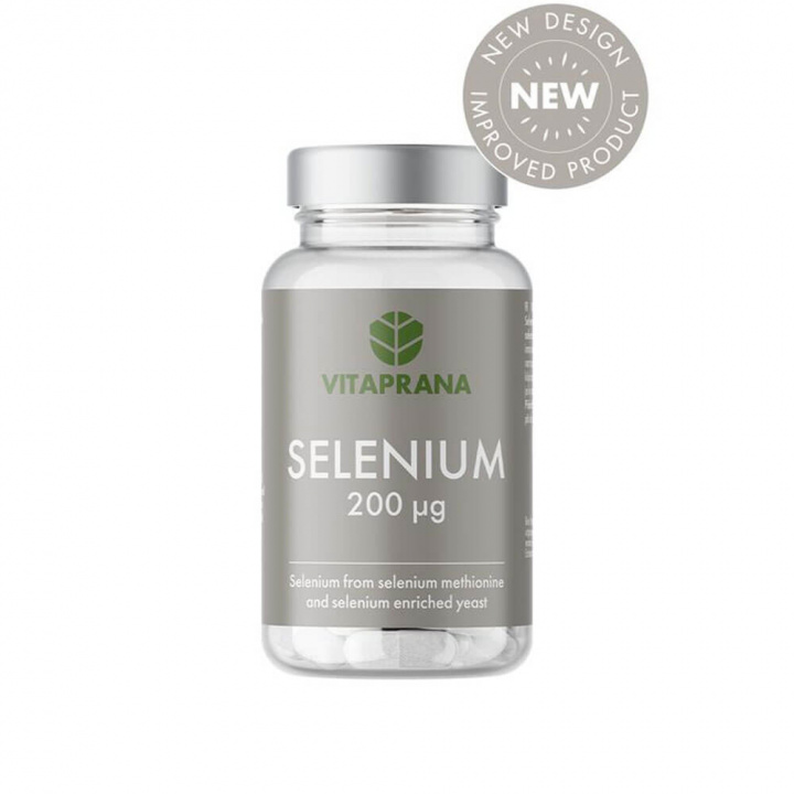 Vitaprana Selenium 200 mcg, 110 caps i gruppen Kosttillskott & Livsmedel / Mineraler / Selen hos Tillskottsbolaget (VITAPRANA45678)