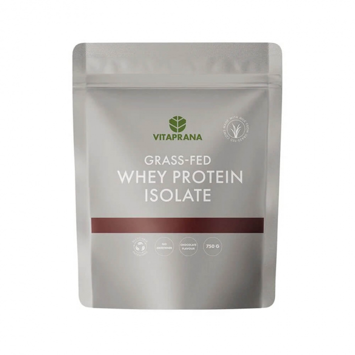 Vitaprana Whey Protein Isolate, Grass Fed, 750 g i gruppen Kosttillskott & Livsmedel / Proteinpulver / Isolatprotein hos Tillskottsbolaget (VITAPRANA67846)