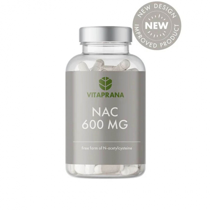 Vitaprana NAC, 600 mg, 100 caps i gruppen Kosttillskott & Livsmedel / Aminosyror / NAC hos Tillskottsbolaget (VITAPRANA764523)